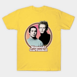 Simon & Garfunkel /// Original Retro Fan Art Design T-Shirt